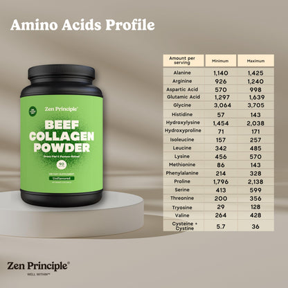Grass-Fed Agglomerated Hydrolyzed Collagen Peptides 1.5 lb. Anti-Aging Protein for Healthy Hair, Skin & Joints. Paleo Friendly, GMO and Gluten Free, Pasture-Raised Bovine.