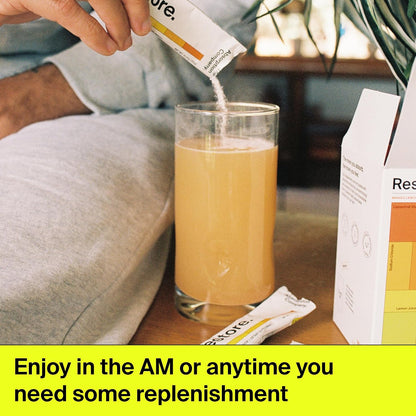 The Absorption Company Powder Bundle - Calm & Restore Supplement Packs (7) | Workout Recovery Mix, Energy Hydration Boost + Calming Relax Drink Packs, No Melatonin, Vitamin Health Kit, High Absorption