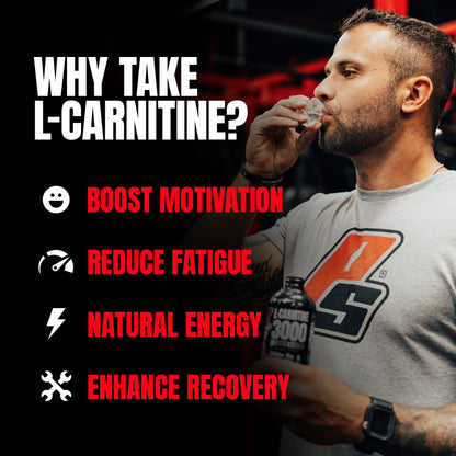 ProSupps L-Carnitine Liquid 3000, Stimulant-Free Liquid Shots for Men & Women - Clean Workout Drink for Energy, Performance & Muscle Recovery - No Sugar, No Carbs - 31 Servings, Berry