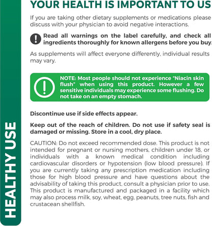 Blood Pressure Support Supplement (NON-GMO) Premium Natural Herbs, Vitamins & Berries - High Dosage of Hawthorn Berry Extract – Supports Blood Pressure Levels Already In The Normal Range – 90 Capsules