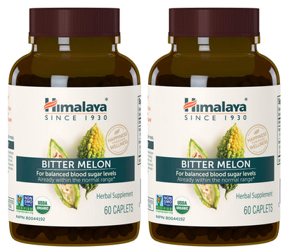Himalaya USDA Organic Bitter Melon Capsules, 660 mg, 60 Caplets