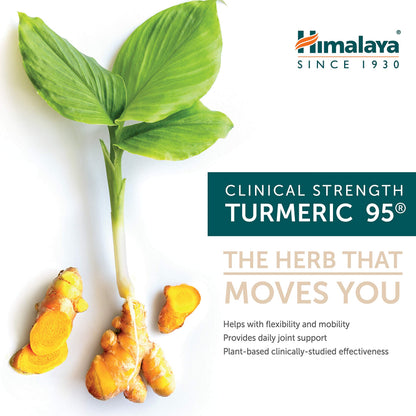 Himalaya Turmeric 95 Curcumin Supplement,Joint Support, 600 mg, 60 Capsules