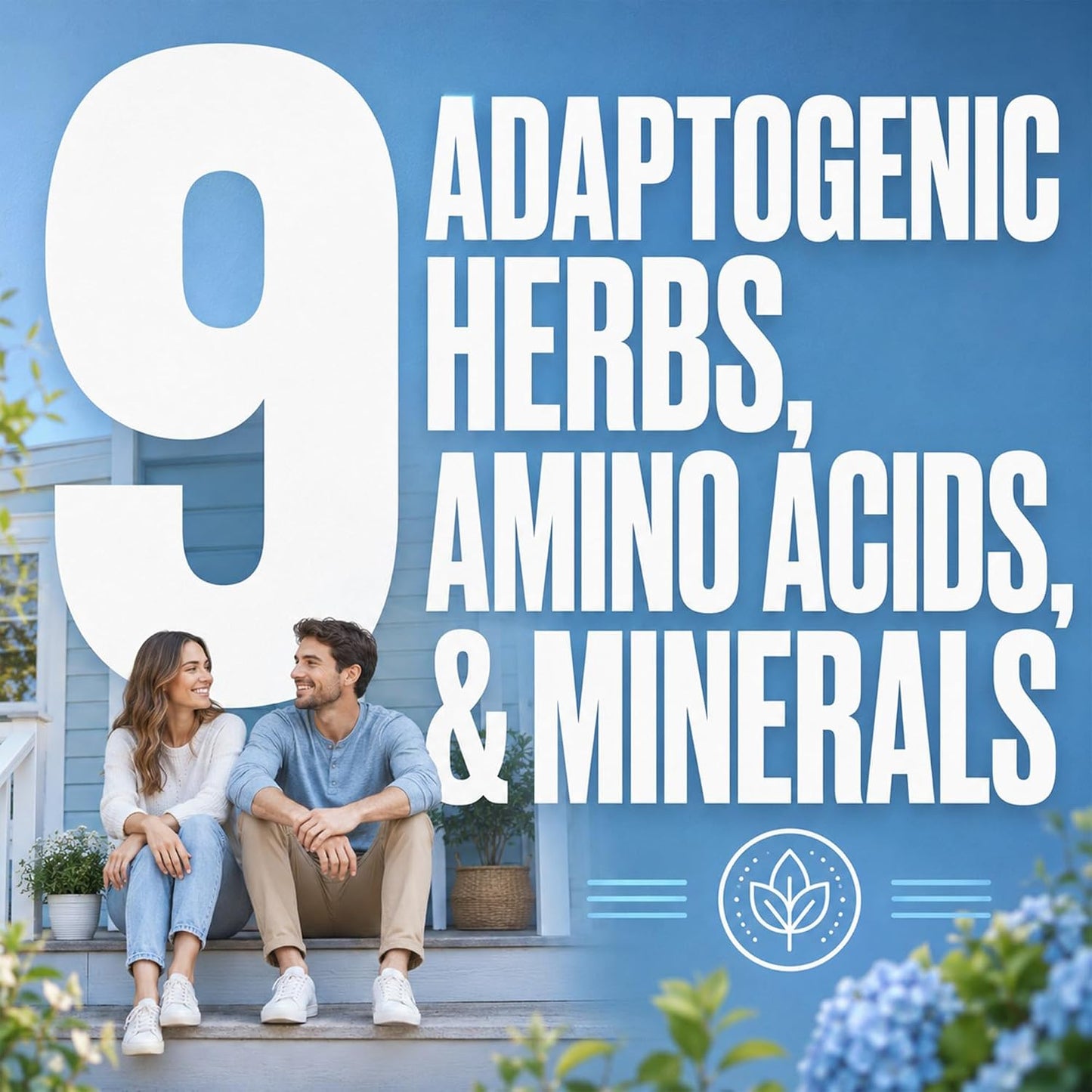 Dr. Berg 600 mg L-Theanine Adrenal Support - 90 Capsules with Ashwagandha & L-Tyrosine, Zinc & Manganese - Advanced 9-in-1 Adaptogen & Mineral Formula - No Fillers*
