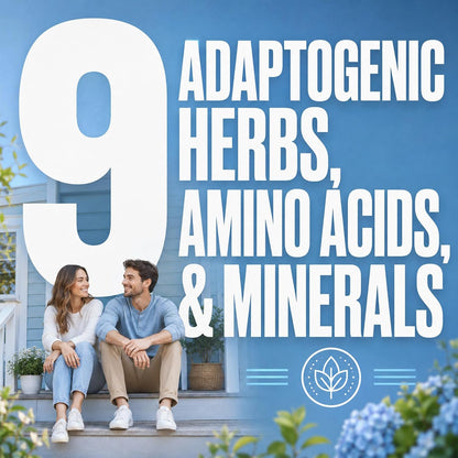 Dr. Berg 600 mg L-Theanine Adrenal Support - 90 Capsules with Ashwagandha & L-Tyrosine, Zinc & Manganese - Advanced 9-in-1 Adaptogen & Mineral Formula - No Fillers*