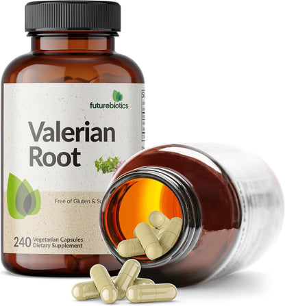 Futurebiotics Valerian Root Promotes Relaxation Non-GMO, 240 Vegetarian Capsules