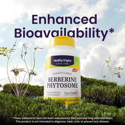 Healthy Origins Berberine Phytosome 550 mg, 120 Veggie Caps