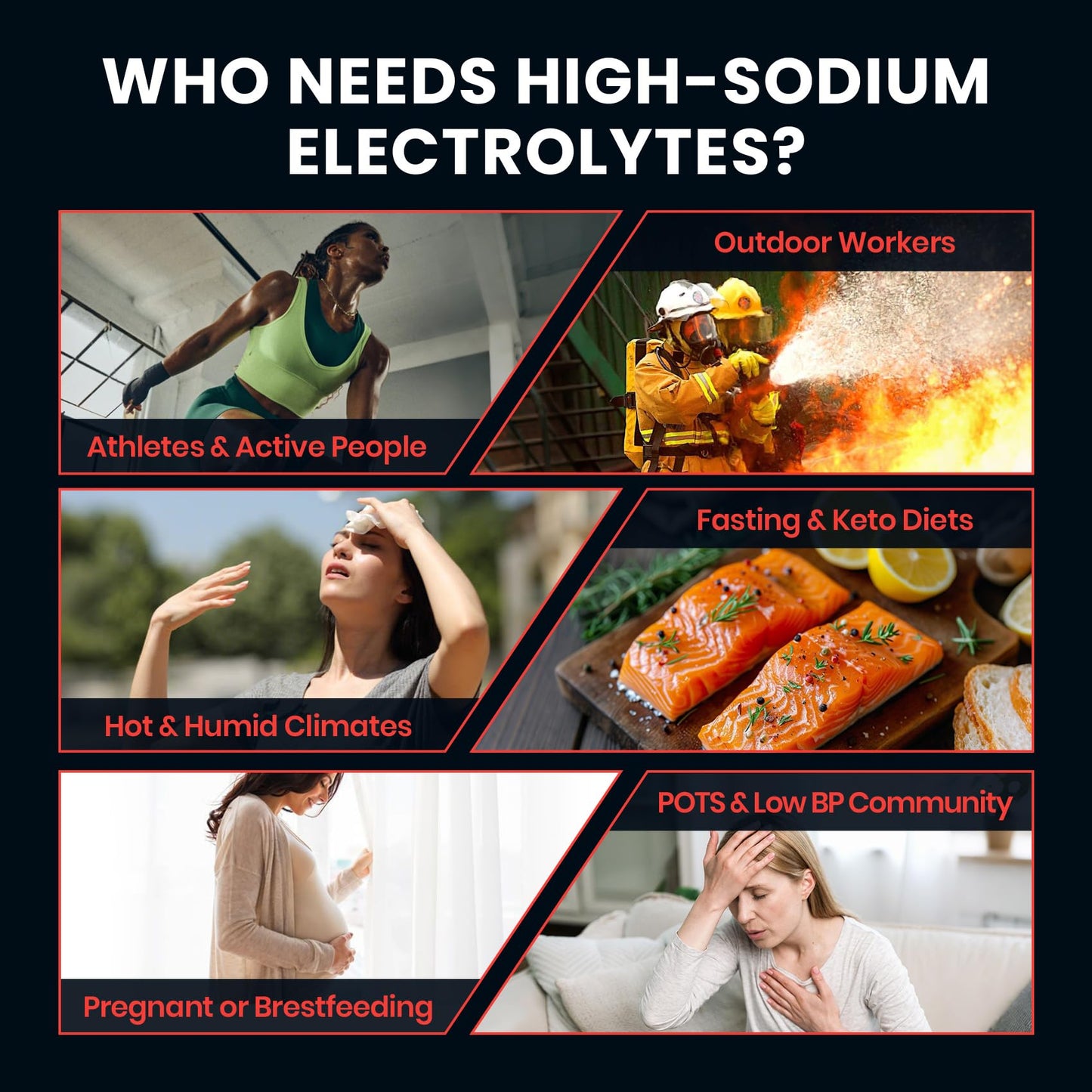 Venture Pal High Sodium Sugar-Free Electrolytes Powder Packets, 16 Sticks | Hydration Packets with Sodium, Potassium & Magnesium, Zero Calories, Keto, Vegan, and Paleo Friendly