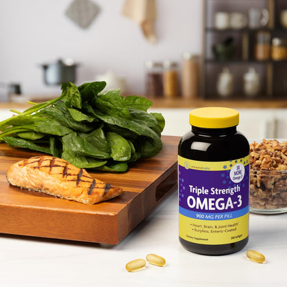 InnovixLabs Vitamin K2 & Triple Omega Bundle Full Spectrum Vitamin K2 (90 Softgels) Triple Strength Omega-3 Fish Oil (200 Softgels). Supports Healthy Bones, Arteries and Joints. *