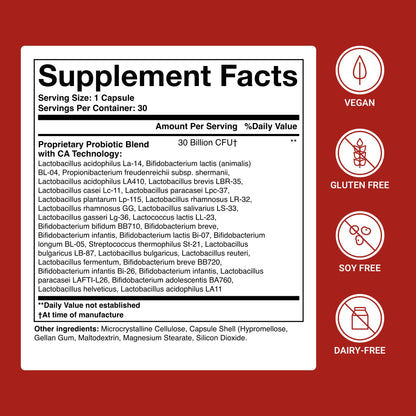 ACTIVATEDYOU Advanced Restorative Probiotic for Daily Use- 30 Strain Digestive Gut Health & Immune Function Support