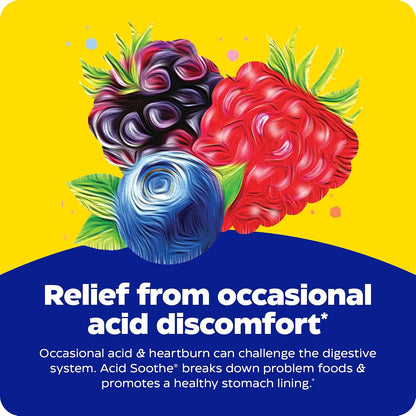 Enzymedica Acid Soothe Chewable Supplement for Women & Men - 60 Tablets