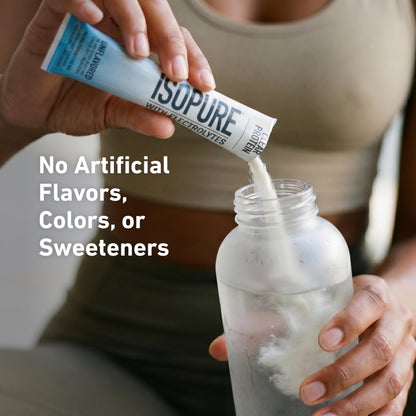 Isopure Clear Protein Stick Pack, Mixed Berry, 20 Count (Pack of 1)