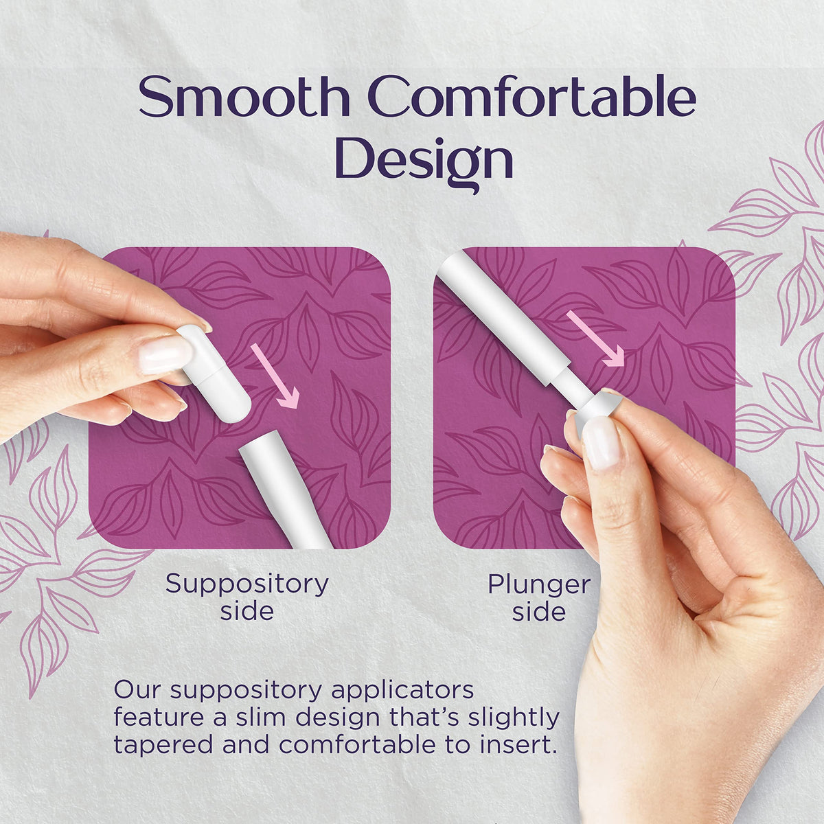 Queen Care - Disposable Suppository Applicator, Boric Acid Applicator, Feminine Care Suppository Applicator