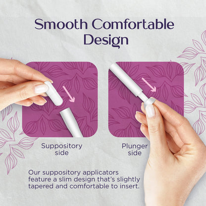 Queen Care - Disposable Suppository Applicator, Boric Acid Applicator, Feminine Care Suppository Applicator