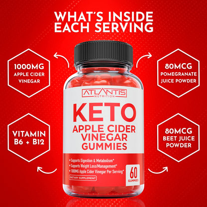 Keto ACV Gummies for Weight Loss - Apple Cider Vinegar Keto ACV Gummies Formulated