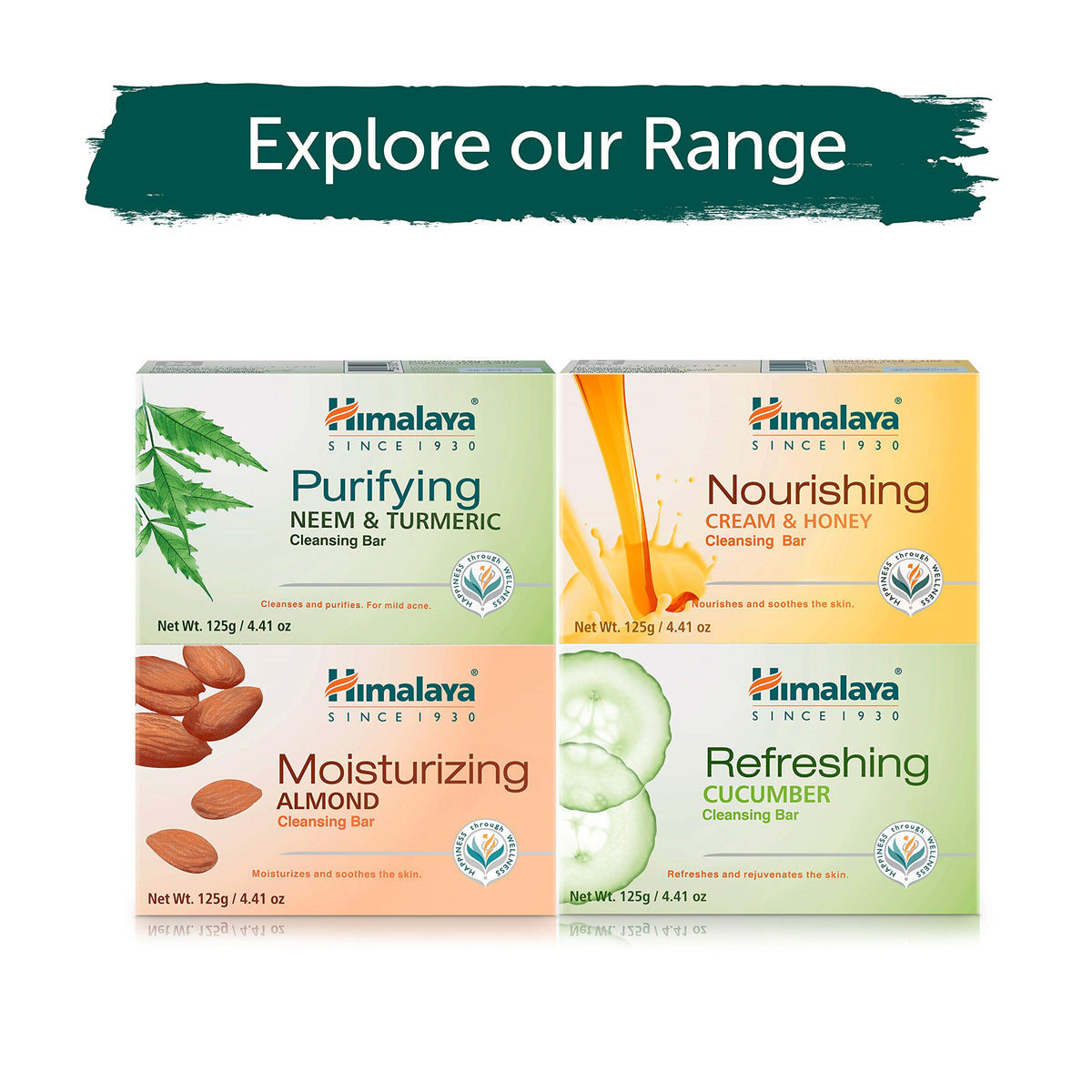 Himalaya Nourishing Cream & Honey Cleansing Bar Soap, 4.41 oz, 6 Pack