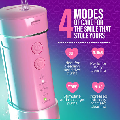 GuruNanda Portable Water Flosser Cordless, Sensitive Gums Friendly, 1ct