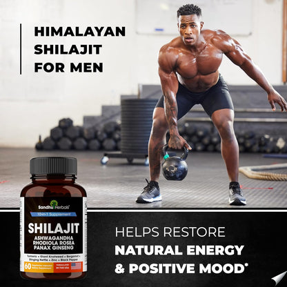 Shilajit Bundle with Turmeric Curcumin | Capsules for Men & Women | Supports Energy, Immune & Skin Health