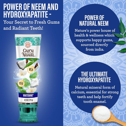 GuruNanda Oral Care Kit for Teeth Whitening, Shine Bright Stay Fresh