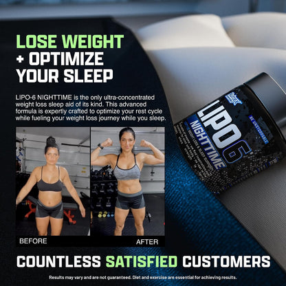 Nutrex Research Lipo 6 Intense and Nighttime AM/PM Bundle
