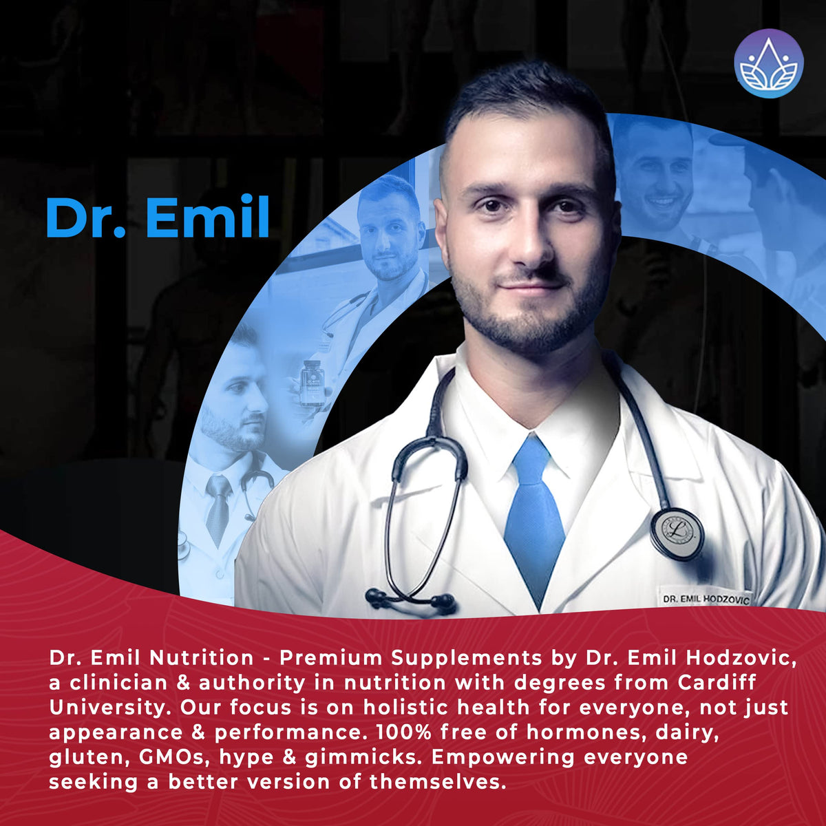Dr. Emil Berberine 500mg Capsules - Berberine Supplement with Cinnamon, MTC Oil & Milk