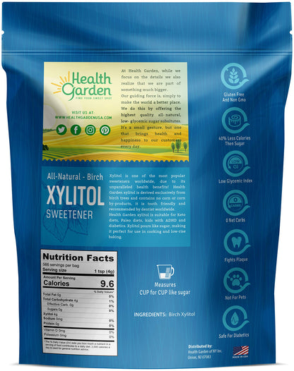 Health Garden Birch Xylitol Sweetener - Xylitol Sugar Substitute - 15 oz