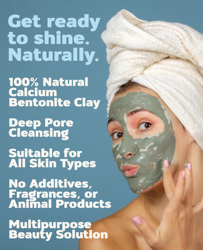 Aztec Secret– Indian Healing Clay 16 Oz – Deep Pore Cleansing Facial & Body Mask – The Original 100% Natural Calcium Bentonite Clay – New Version 2