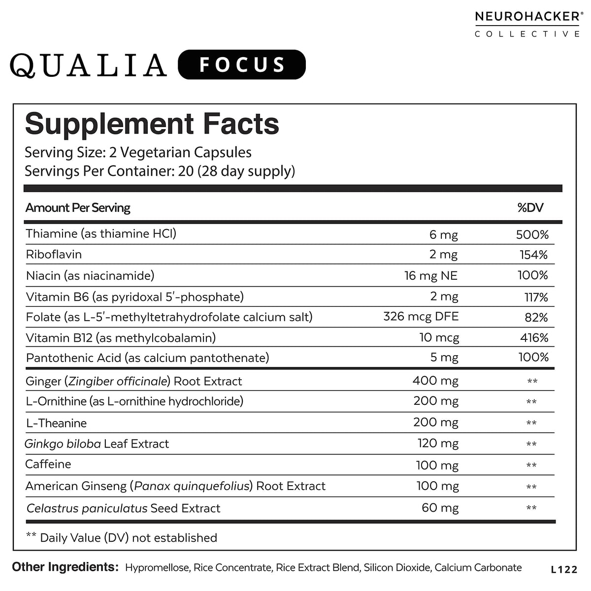 Qualia FOCUS Brain Booster Supplement | A Powerful Nootropic Designed to Deliver