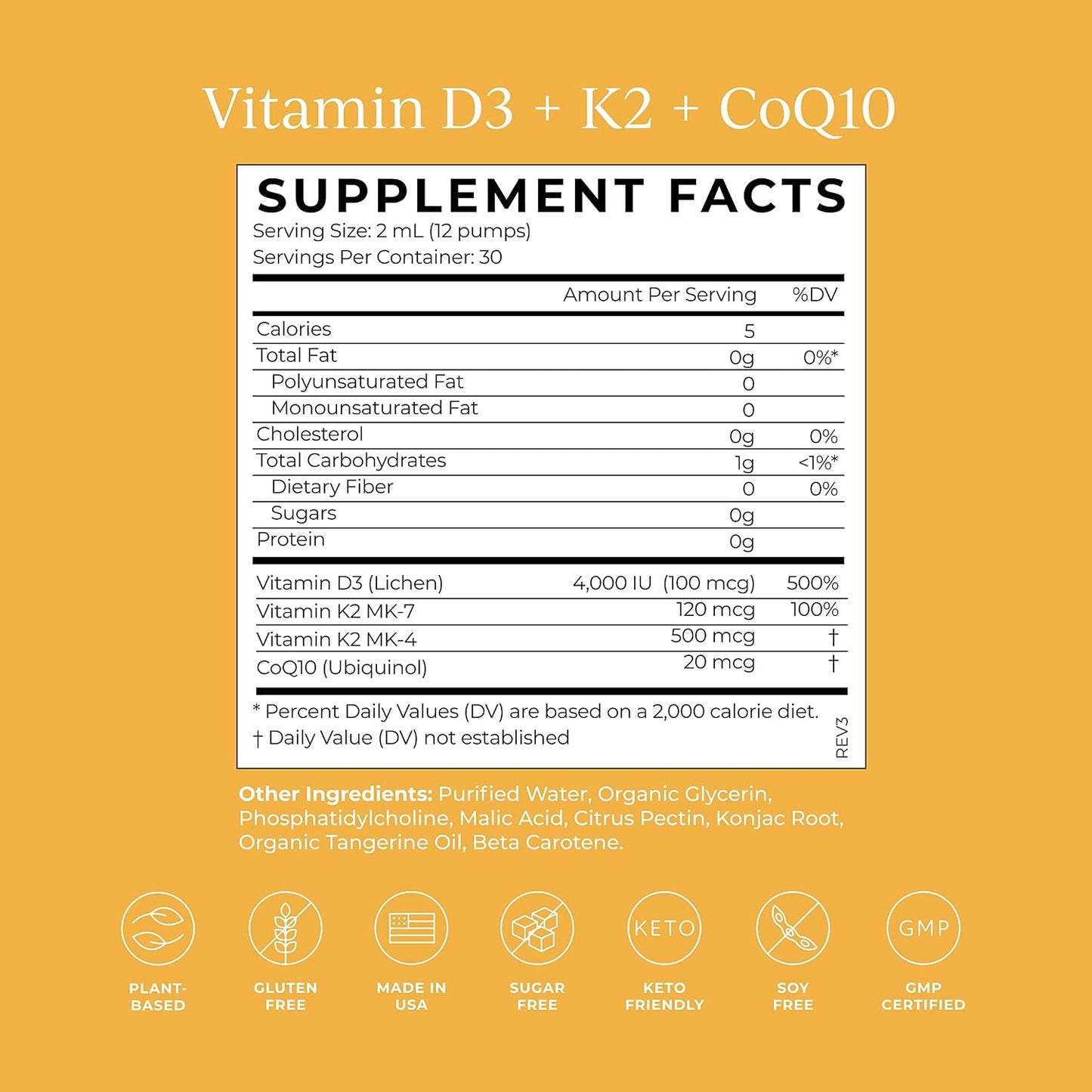 CYMBIOTIKA Synergy Vitamin B12 & D3 + K2 + CoQ10, Liposomal Delivery for Enhanced Absorption, Energy Booster, Supports Mood & Cell Production, Immunity Support, and Heart Health