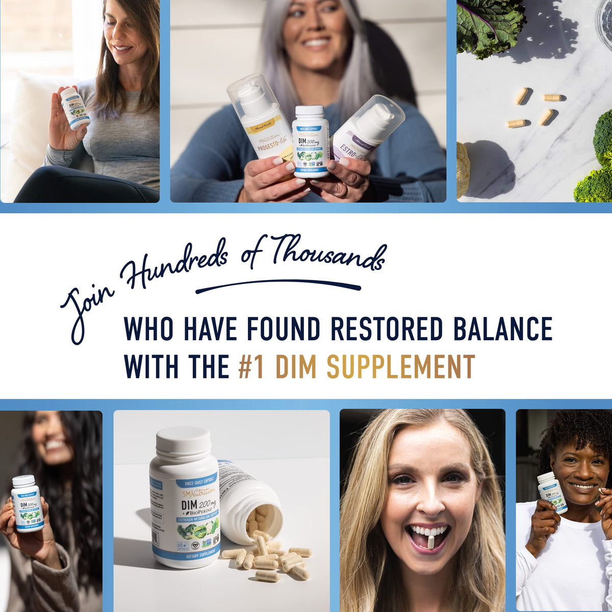 DIM Supplement 200 mg (120 Ct) | Estrogen Balance for Women & Men | Hormone Balance