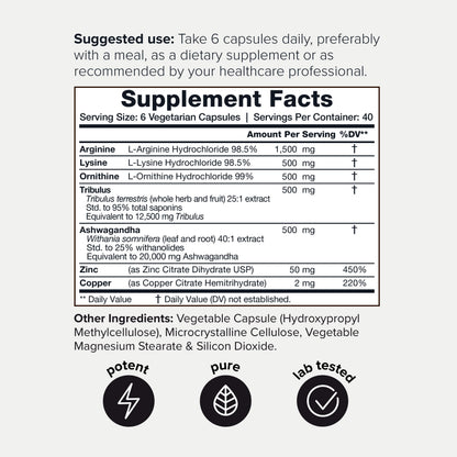 HGH Supplements for Men & Women (240 Count) 3,550mg+ Support Muscle Growth