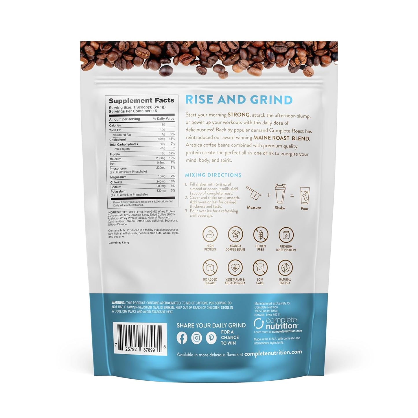 Complete Roast 3-pack - Vanilla, Mocha, and Mocha Peanut Butter