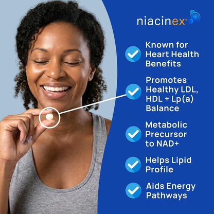 Niacin 500mg Extended Time Release, 200 Tablets, Minimal to No-Flush, Vitamin B3 Supplement - Cholesterol Balance, Nicotinic Acid Vegan, cGMP, made in the USA