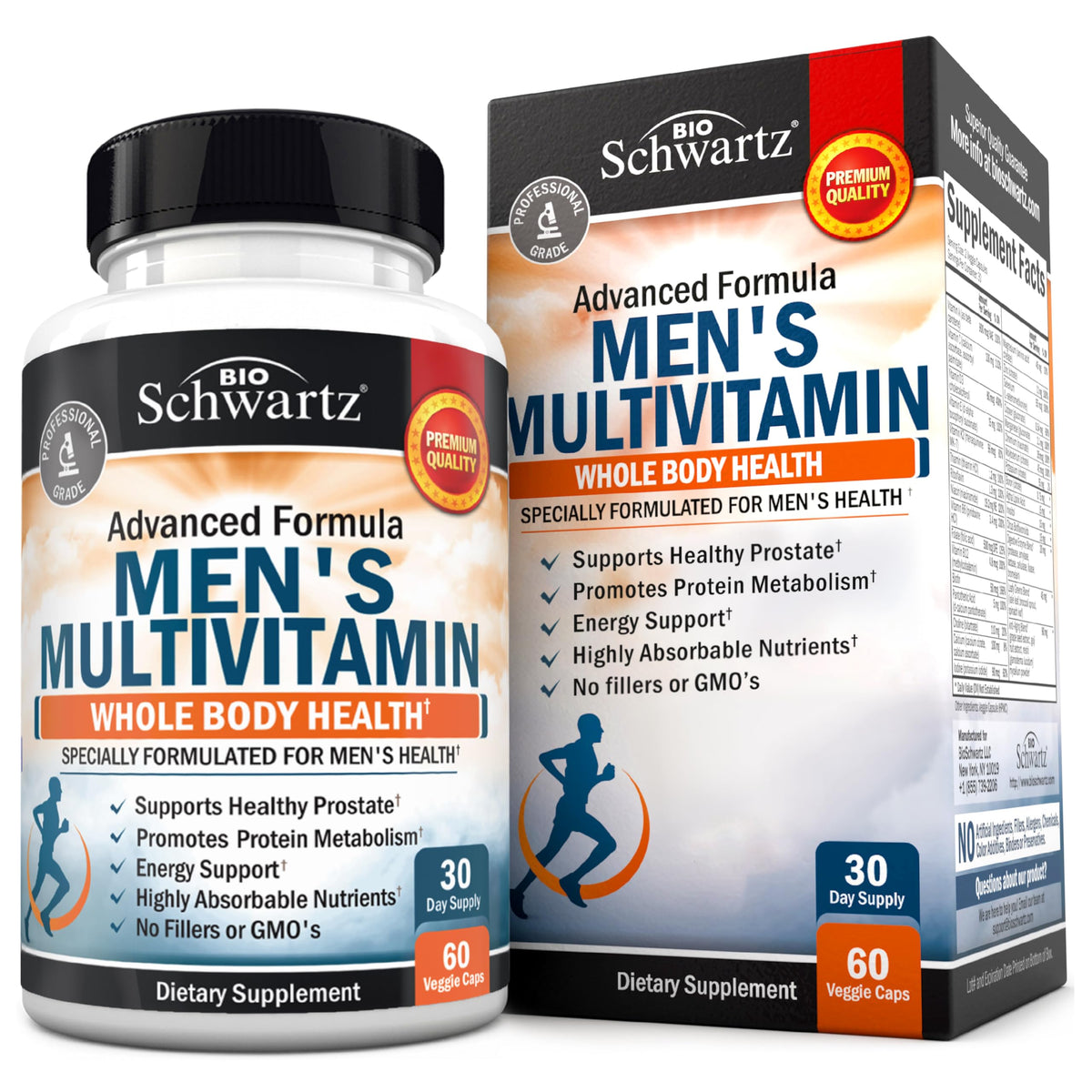 Once Daily Multivitamin for Men 50 and Over - Heart Health Support