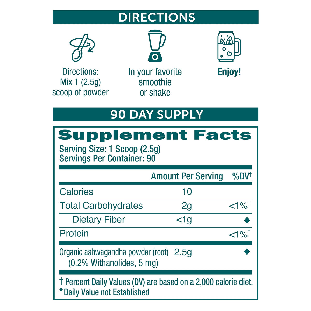 Himalaya USDA Organic Ashwagandha Root, 670 mg, 60 Day Supply, 60 Caplets