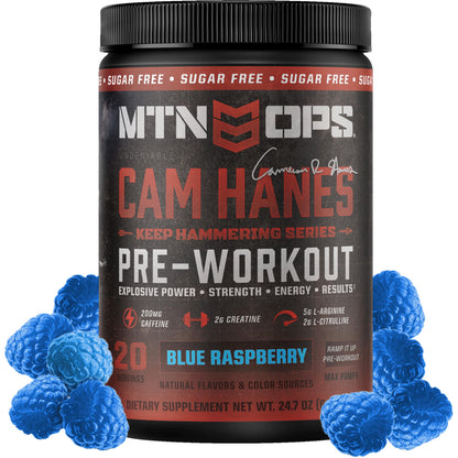 MTN OPS Yeti Pre-Workout Powder with Creatine, Tiger's Blood