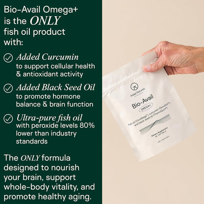 Adapt Naturals Brain & Body Wellness Bundle – Bio-Avail Omega+ Fish Oil & Luminous Mind Nootropic Supplement – 30-Day Supply