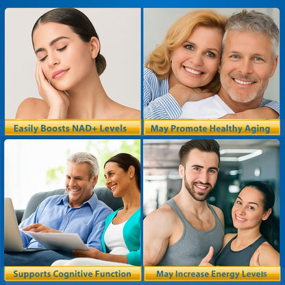 NMN Supplement 500mg For Women & Men 90 Capsules, Supports skin health | 99% Pure Nicotinamide Mononucleotide, NAD Boost for Healthy Aging & Cellular Energy, Longevity Support, Non-GMO Vegan