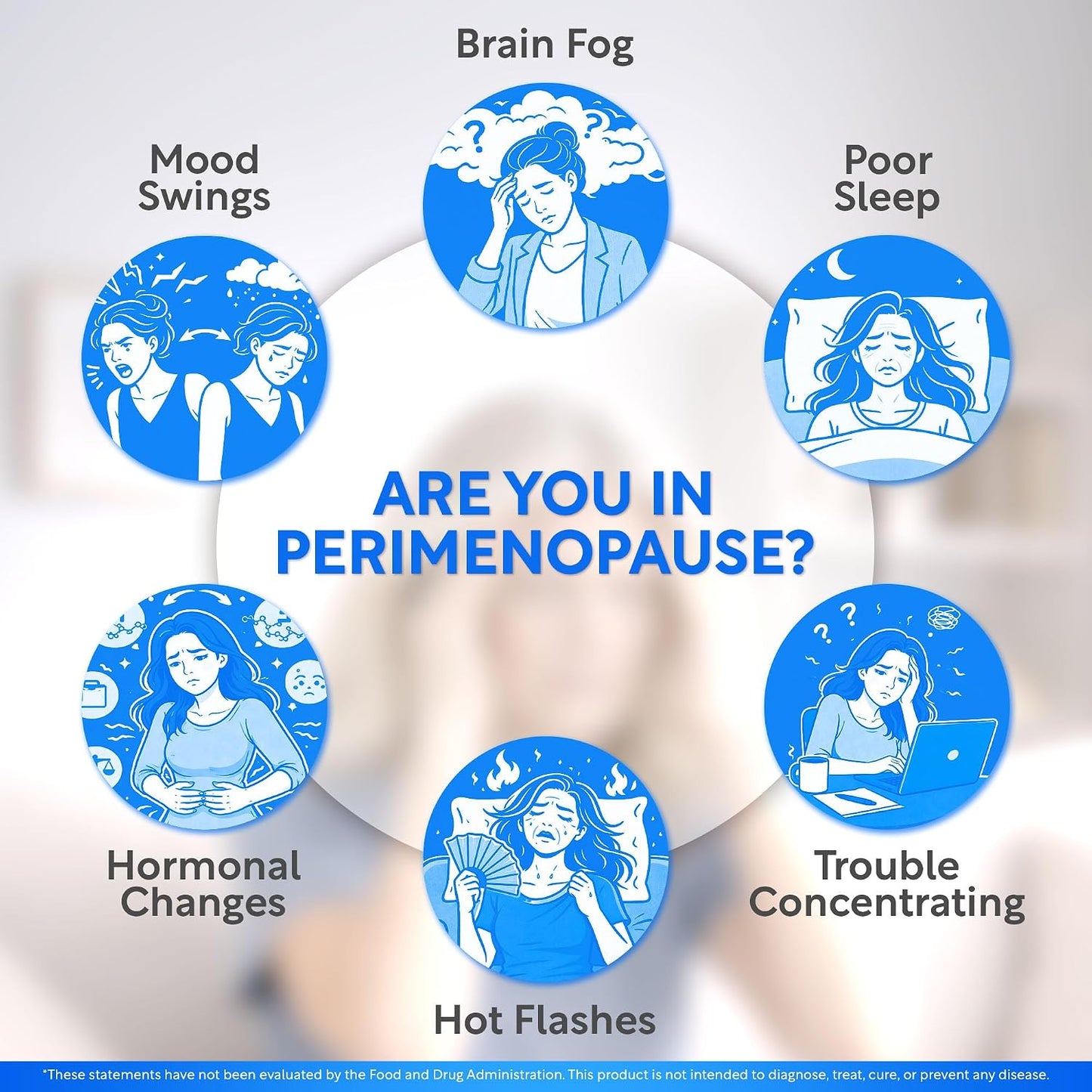 Brain Fog Supplement for Women – Memory & Focus Support for Perimenopause and Menopause – Cognitive Support with Phosphatidylserine, CognatiQ & L-Theanine – Brain Health Capsules – 60 Count