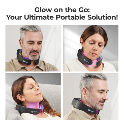 Lifepro Red Light Therapy for Neck - Compact & Rechargeable Red Light Therapy Device- On-The-Go