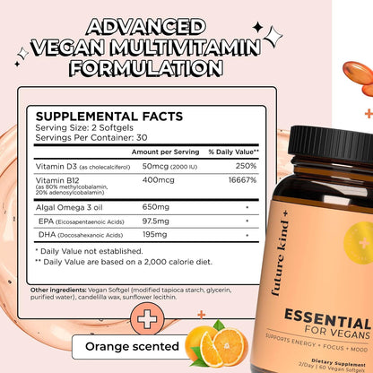 Future Kind Best Sellers Bundle | Vegan Multivitamins and Collagen Booster | Vegan Multivitamins for Women and Men with B12, Omega 3, and Vitamin D3 | Collagen Supports Skin, Hair, and Nail Health