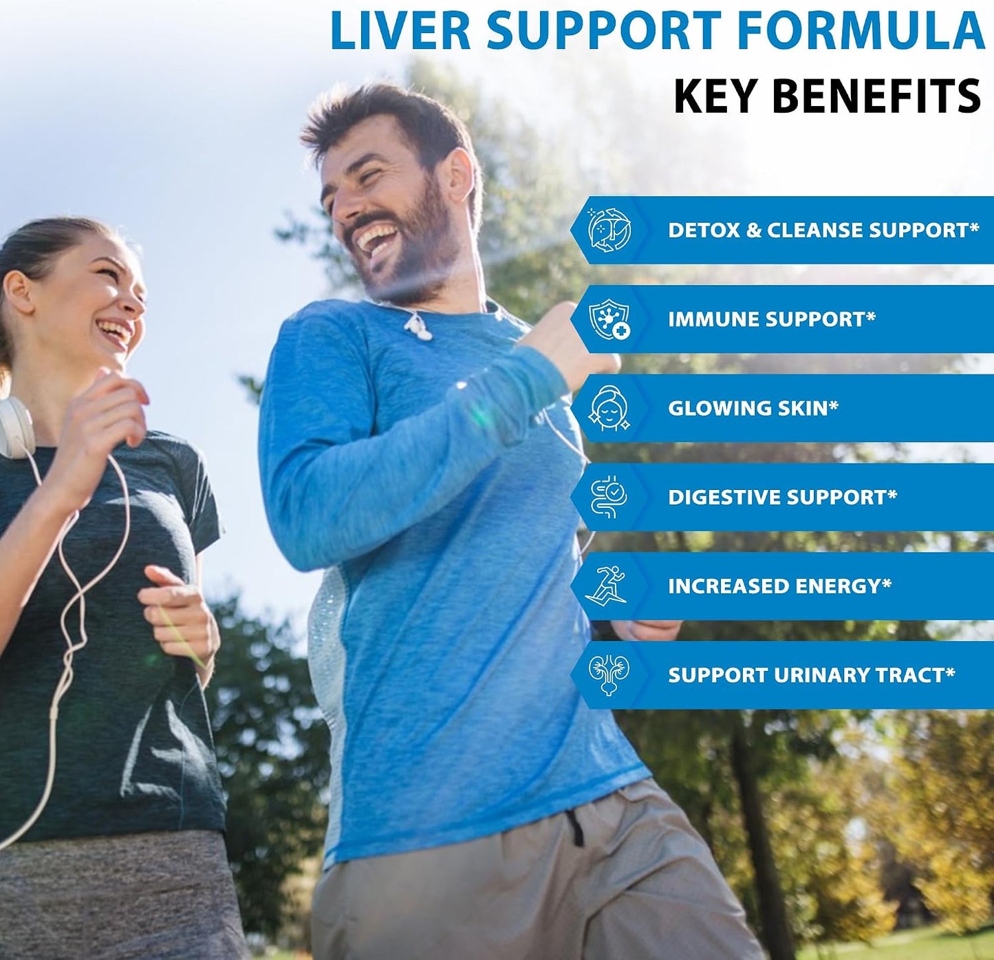 Liver Support Formula - 22 Herbs Support Supplement: Milk Thistle Extract, Silymarin, N-Acetyl Cysteine, Beetroot, Artichoke, Dandelion, Chicory. 60 Capsules 30 Day Supply