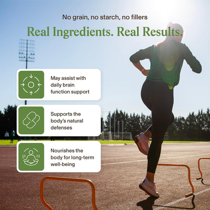 Real Mushrooms Ergothioneine Supplement – Golden Oyster Mushroom with Beta-Glucans – L-Ergothienine Extract Poweder – Organic, Vegan, Non-GMO, No Fillers – 60 Capsules Mushroom Supplement for Humans