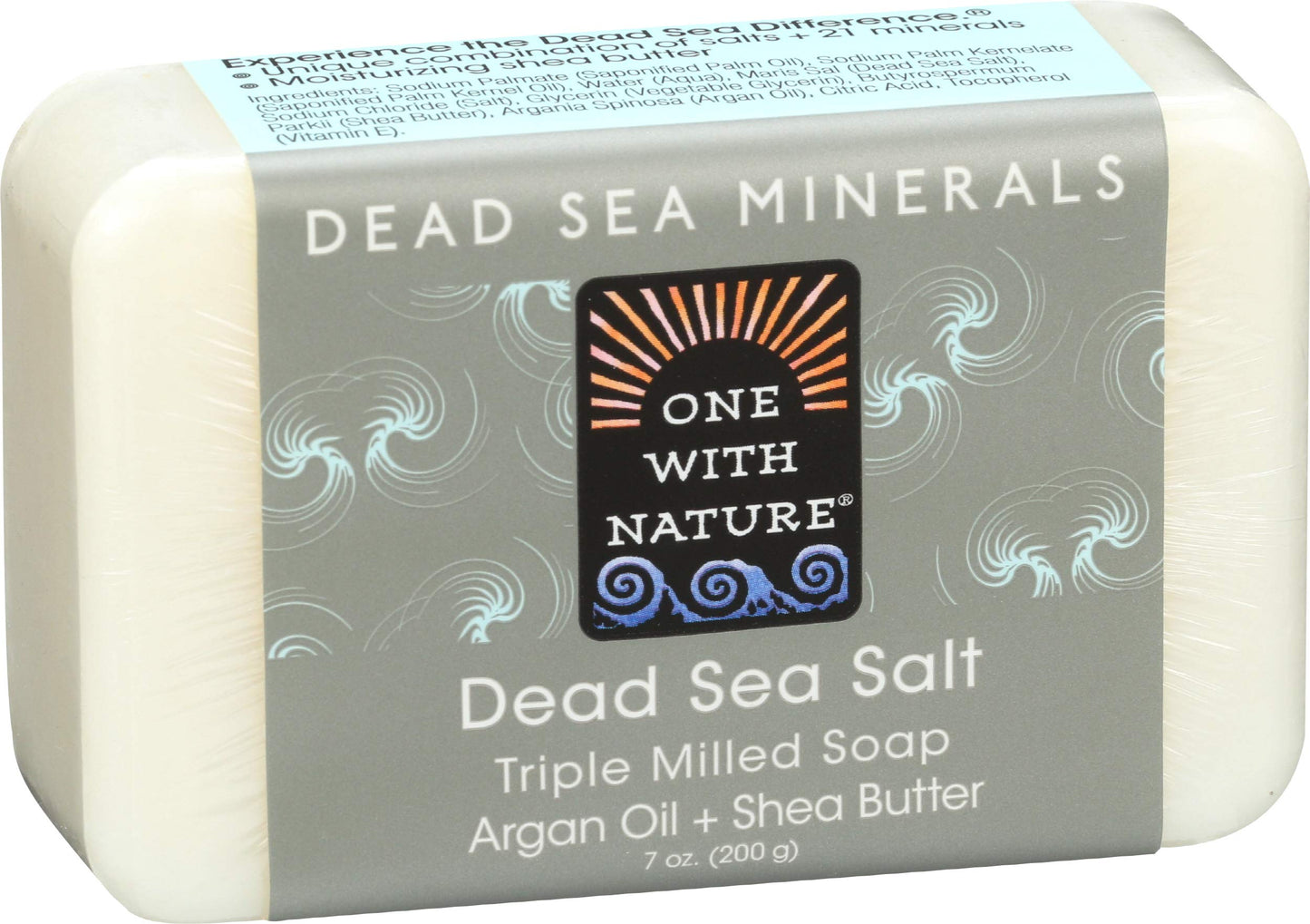 One With Nature Dead Sea Mineral Soap, Lemon Sage, 7-Ounces (Pack of 6)