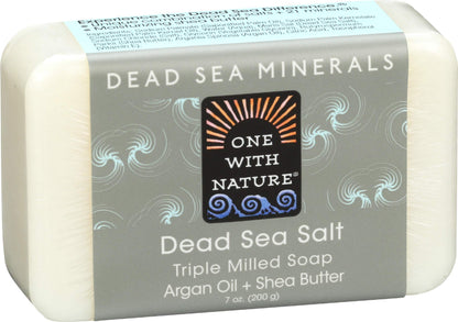 One With Nature Dead Sea Mineral Soap, Lemon Sage, 7-Ounces (Pack of 6)