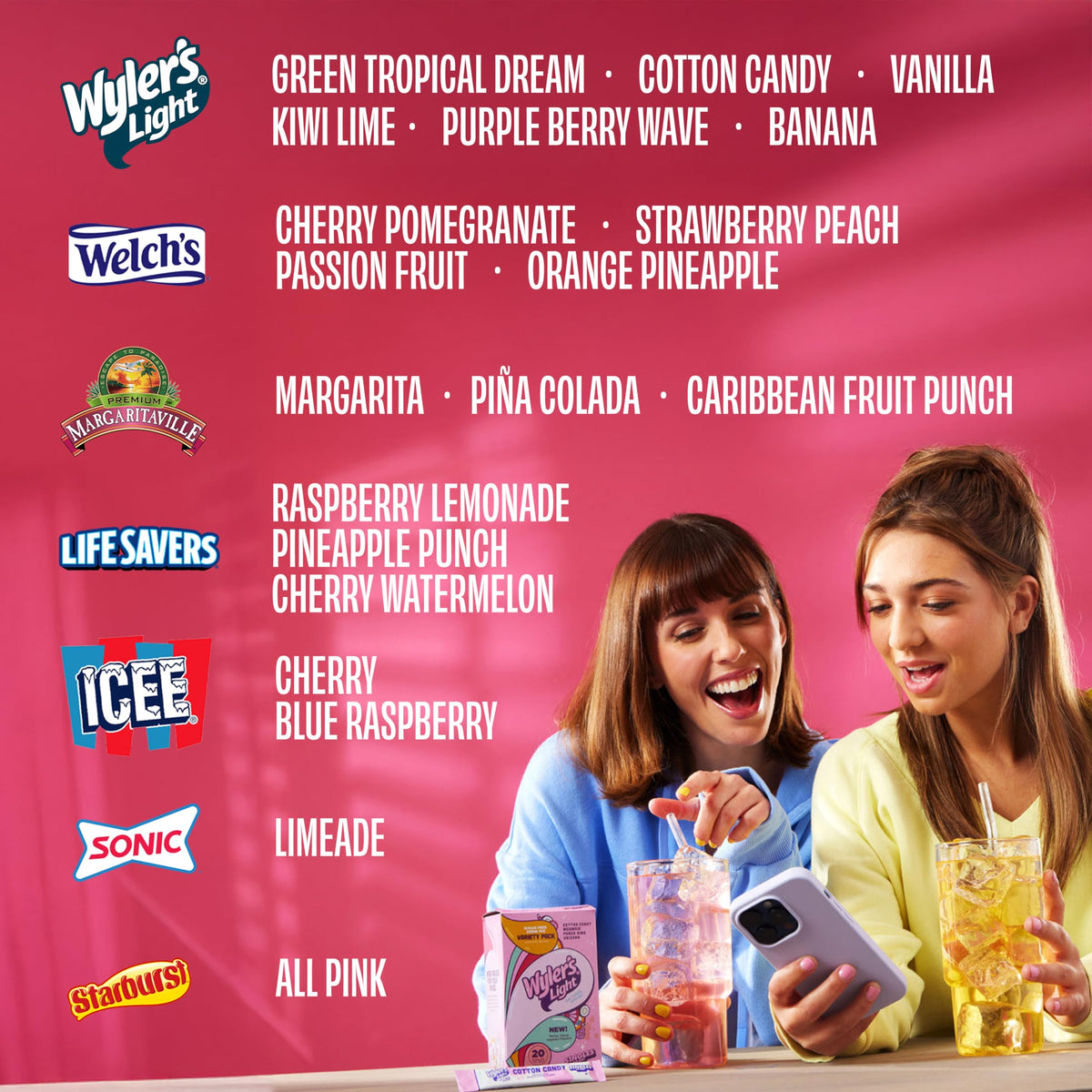 Singles To Go! 120ct Variety Pack - 20 Flavors Sugar Free Drink Mix Packets