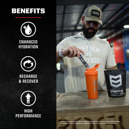 MTN OPS Hydrate Sugar Free Electrolyte Packets, Mango Peach