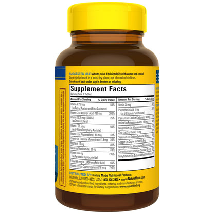 Nature Made Multivitamin for Him, Mens Multivitamins with No Iron, Daily Nutritional Support, Nature Made Multi Mens Vitamins & Minerals, 300 Tablets, 300 Day Supply