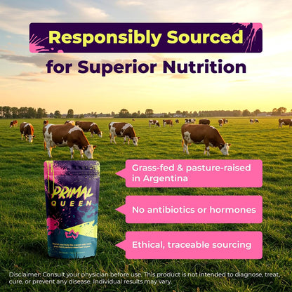 Primal Queen Beef Organ Superfood, Grass-Fed Liver Kidney Heart for Women | Female-Optimized Blend of 6 Pasture-Raised Organs for Hormone Balance, Energy and Vitality; 3rd-Party Tested