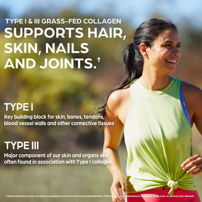 Orgain Hydrolyzed Collagen Peptides Powder, 20g Grass Fed Collagen - Hair, Skin, Nail