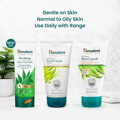 Himalaya Purifying Neem Face Wash With Neem & Turmeric, 5.07 oz, 2 Pack